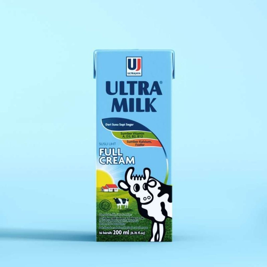 Susu Ultramilk Fullcream 200 mL 1 Dus