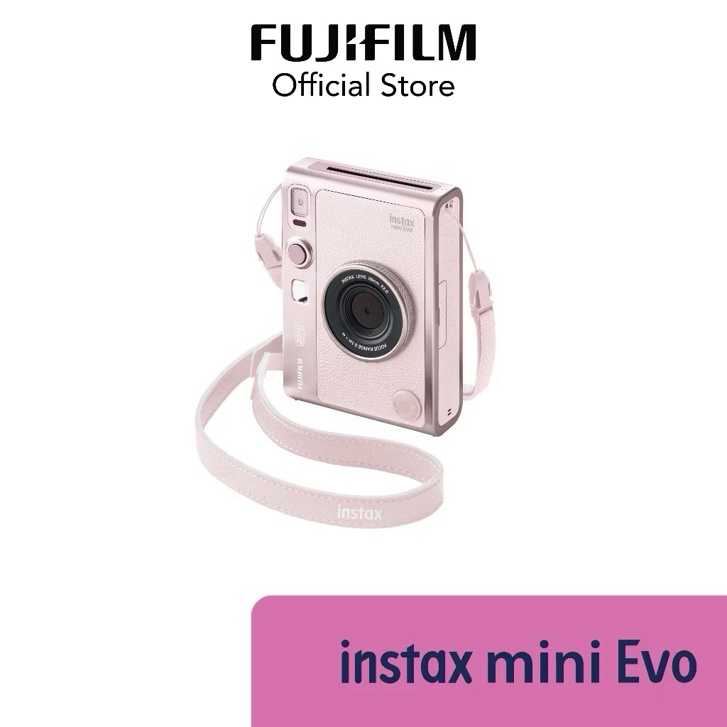 [PRELOVED] Fujifilm Instax Mini Evo PINK GENTLE ROSE Instant Camera Garansi Resmi