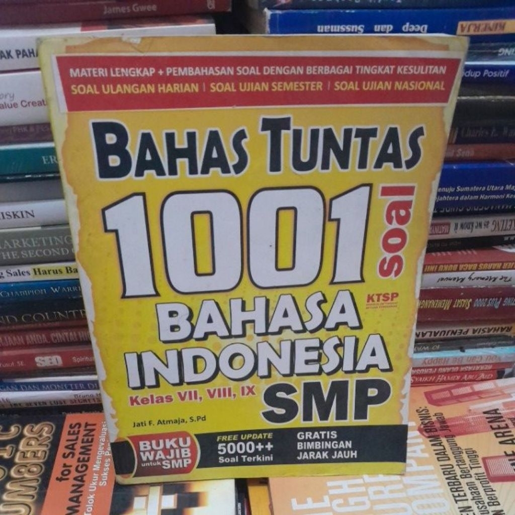 original bahas tuntas 1001 soal bahasa Indonesia untuk kelas 7 8 9 SMP