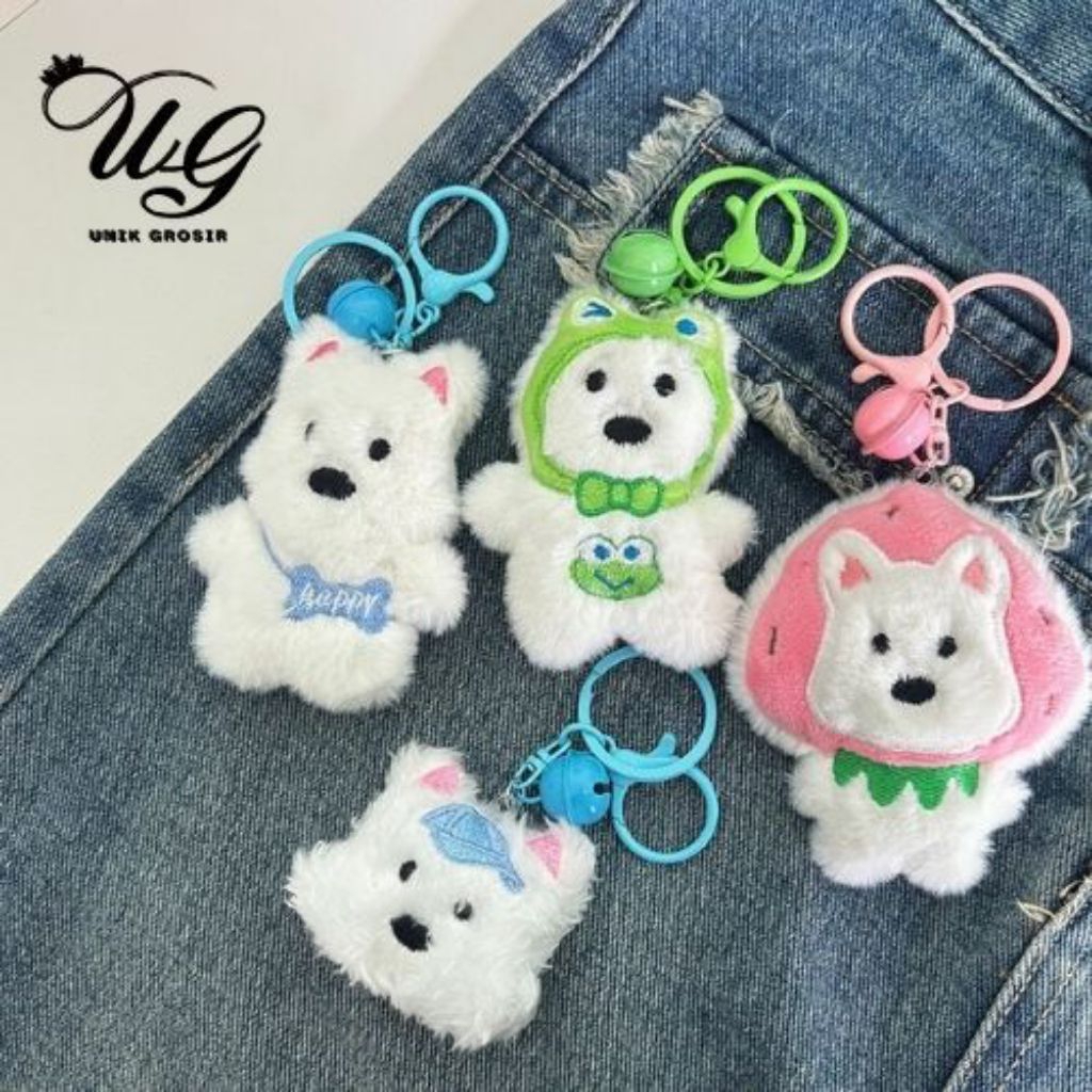 GANTUNGAN KUNCI ATAU TAS BERNARD BEAR / BAG CHARM BONEKA BENARD BEAR
