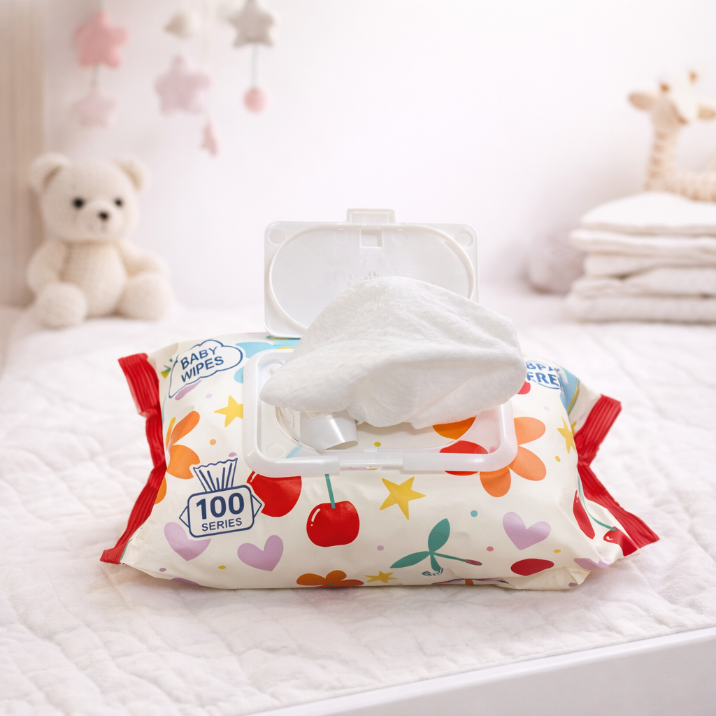 TISU SEGAR 1PCS Tissue Basah Jumbo Isi 100Sheet Dengan Penutup Flip Top Bahan Lembut & Aman untuk Ku