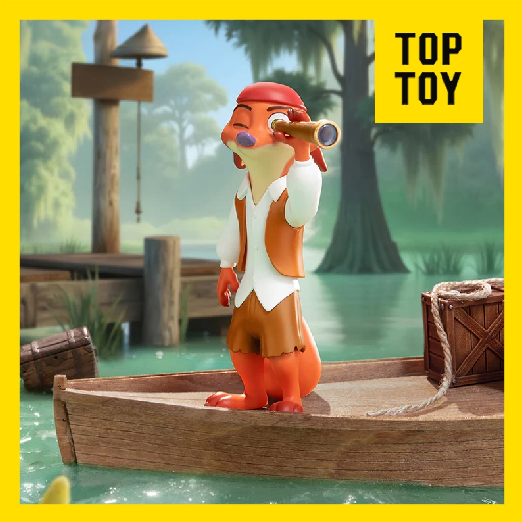 TOPTOY - Disney Zootopia 2 Nick & Judy Best Undercover Series Figure Blind Box Koleksi Figur Zootopi