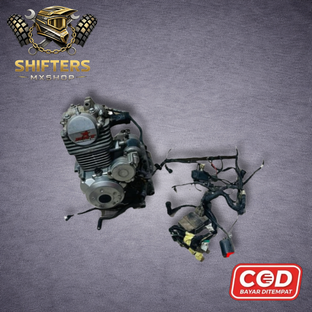 mesin set klx150 original second copotan motor tanpa surat