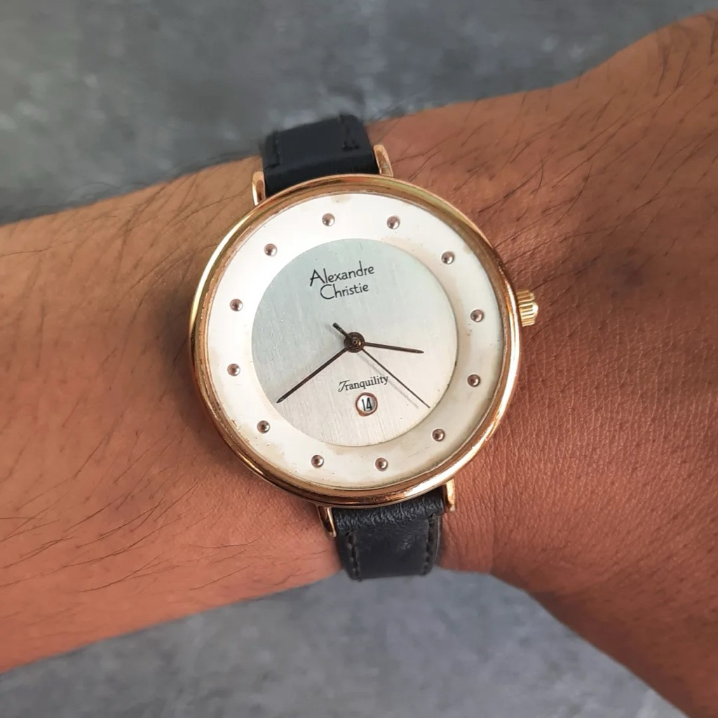 Jam Alexandre Christie Cewek Dm 3,5 cm Bekas 2485 LD