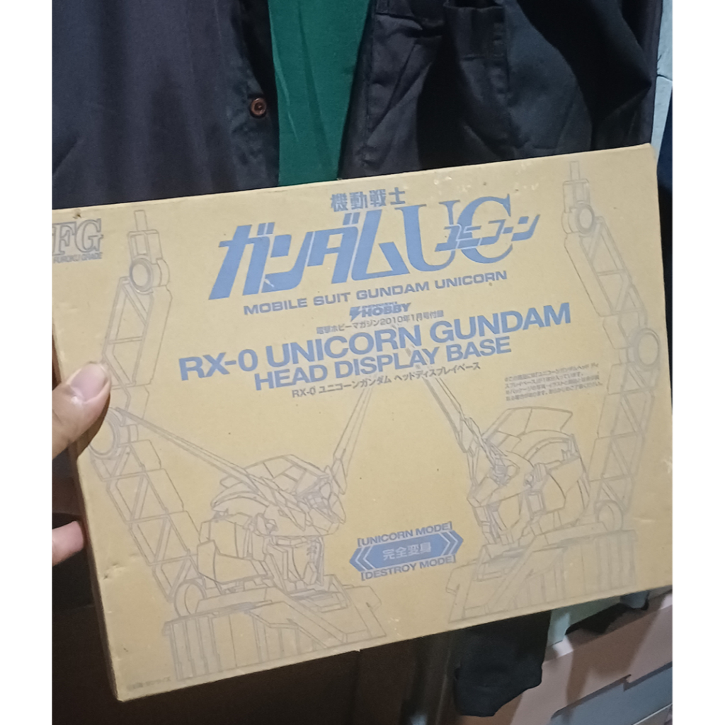 Gundam Unicorn Head Display Base Bandai HG MG
