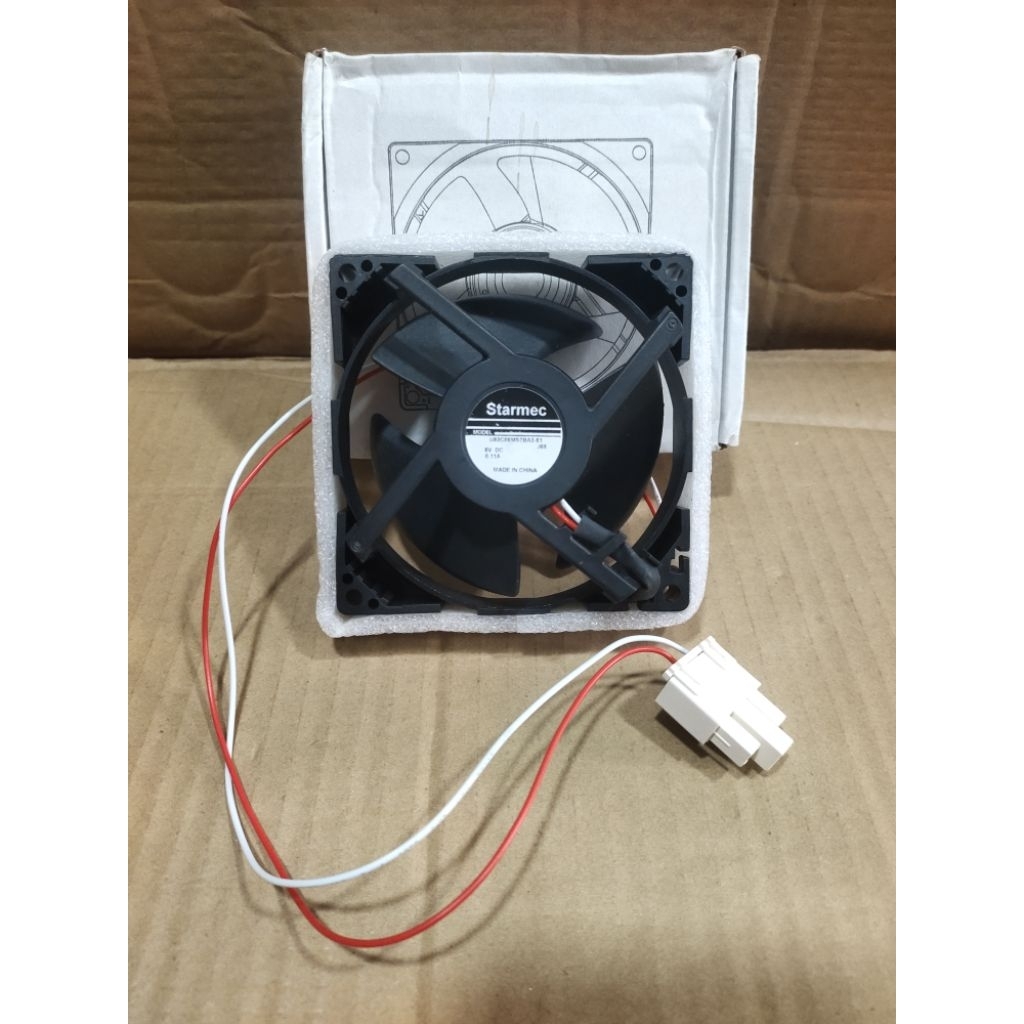 FAN KOTAK SANYO INVERTER DC 8V 9×9 NIDEC /MOTOR FAN KULKAS DC 8 V /DINAMO FAN KULKAS