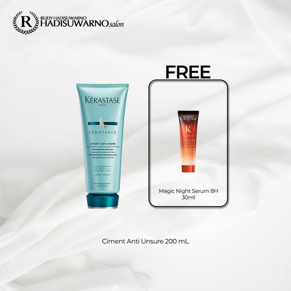Kerastase Resistance Ciment Anti-Usure 200ml Kondisioner Rambut Rapuh