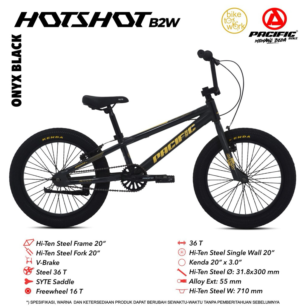Sepeda BMX 20" Pacific Hotshot B2W