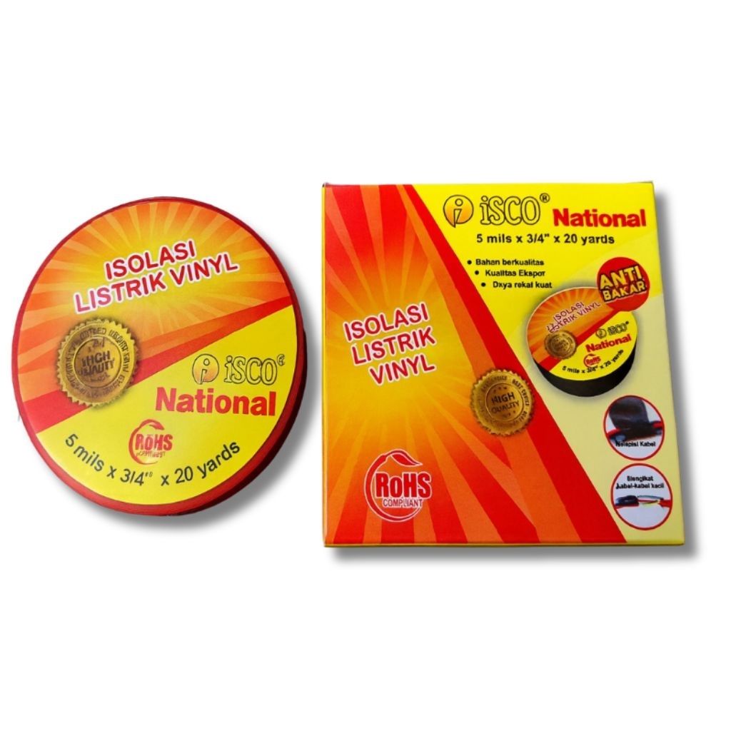 Solasi listrik ISCO ANTI BAKAR.