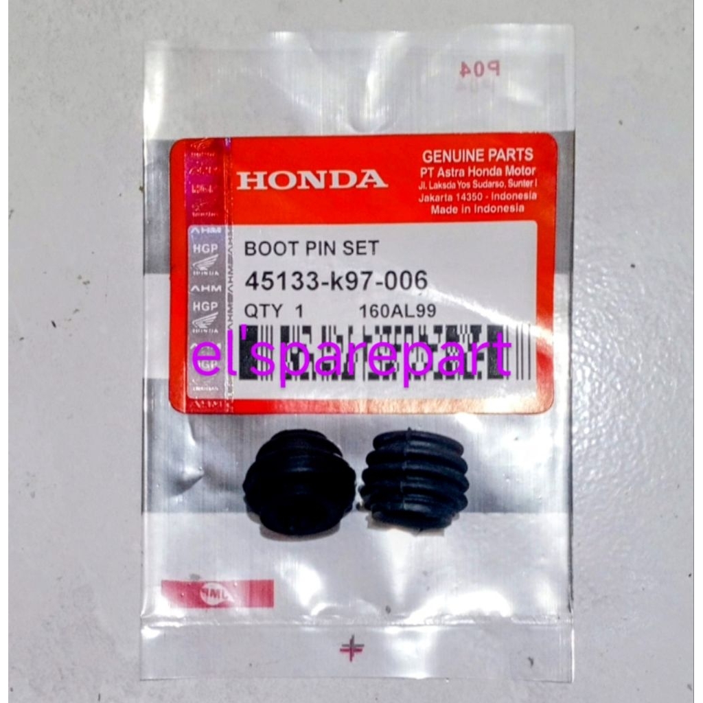 karet boot kaliper cakram brlakang vario 160 pcx 160 adv 160 stylo 160