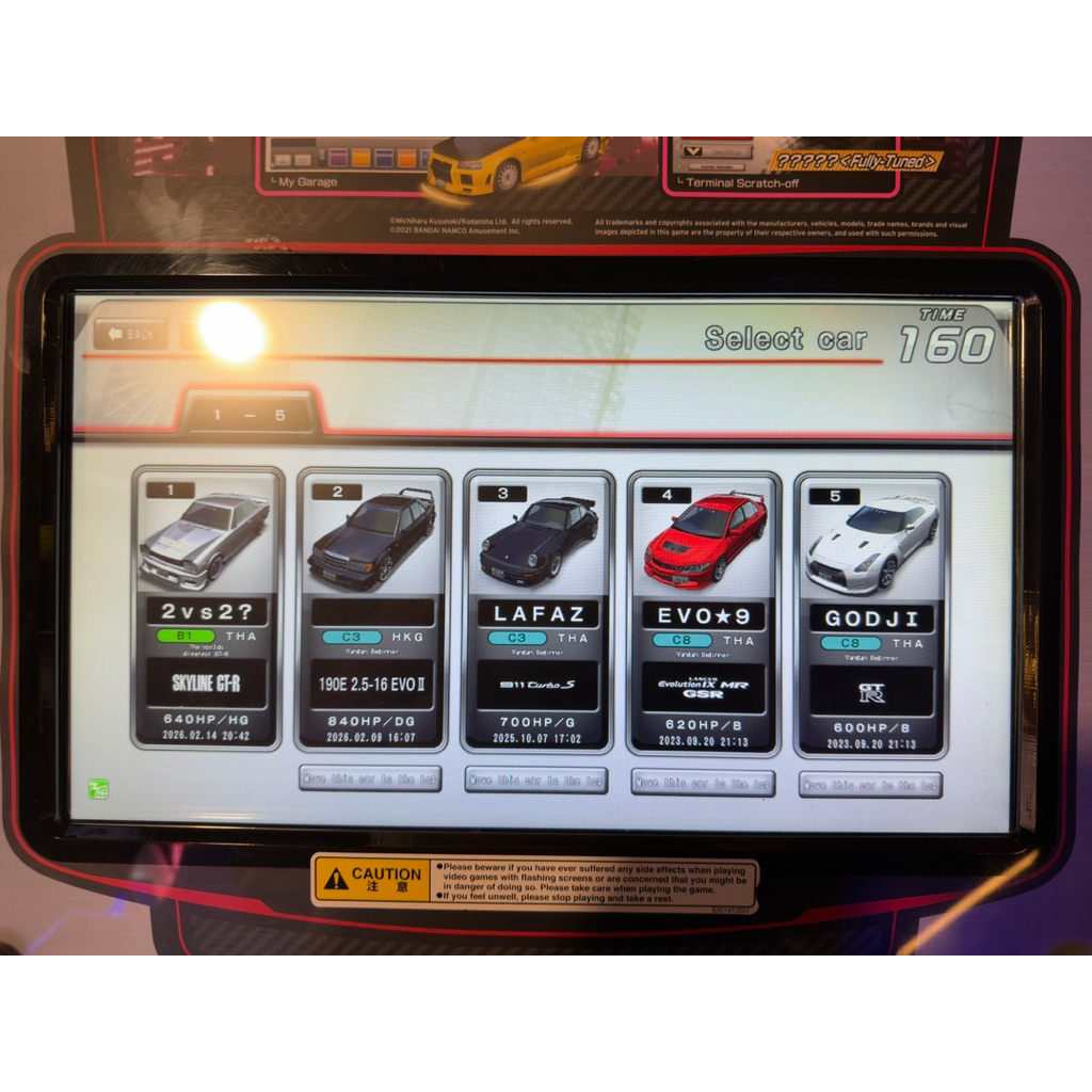 Banapassport wmmt6RR Skyline KPGC 1st Grade Tacho yellow B1 class,190E 840hp,911 840hp,Data 2 Subaru