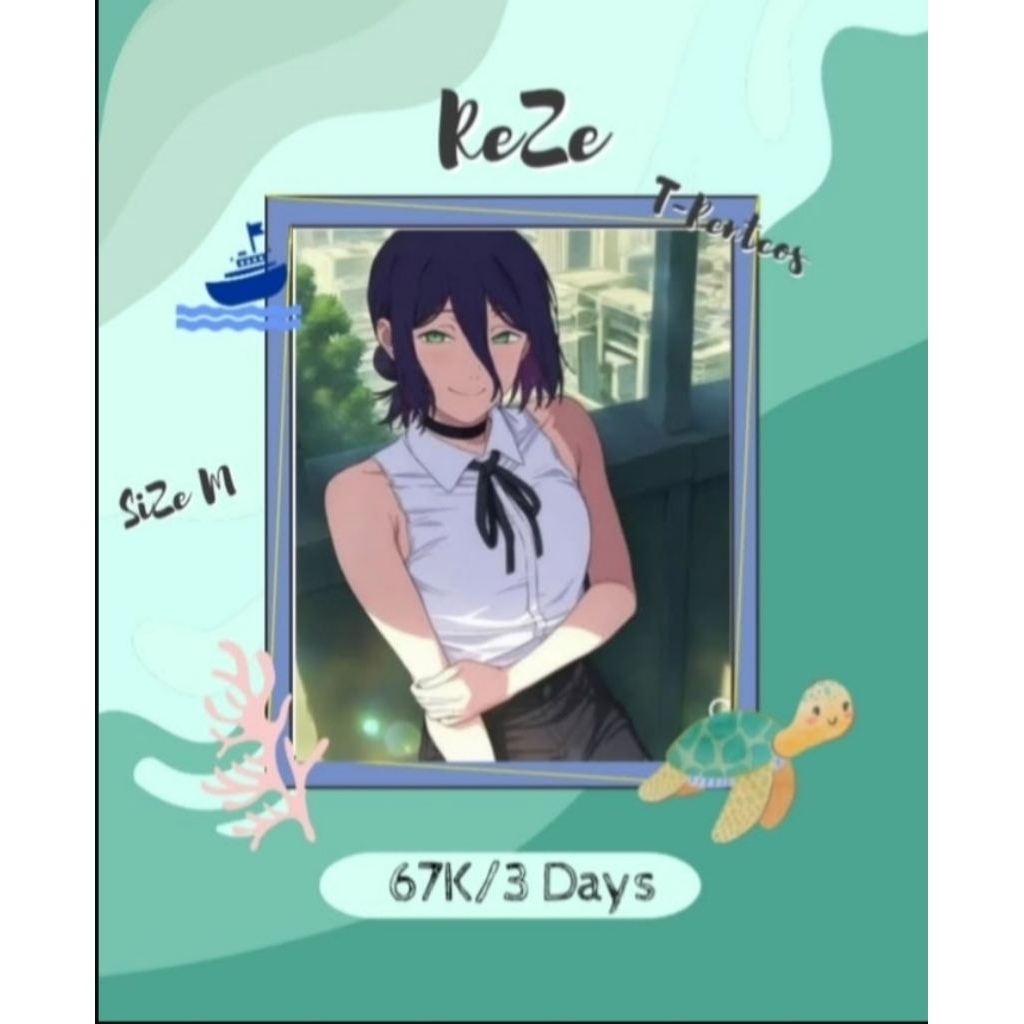 [RENTAL] Cosplay Reze chainsawman costume