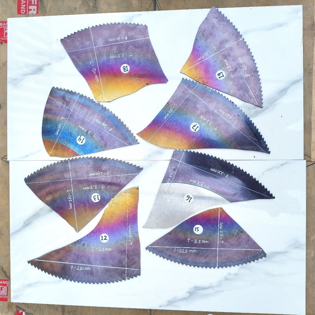 PINGGIRAN HSS JULIA DMO5 TEBAL CODE 3 - 3,5MM