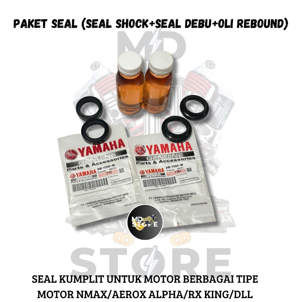 PAKET SEAL SHOCK DEBU OLI NMAX RX ALPHA
