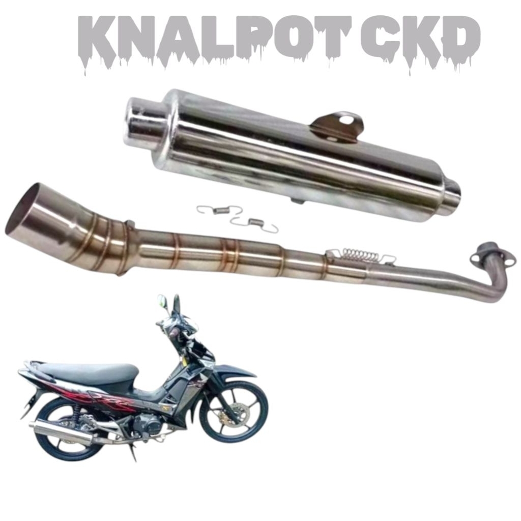 KNALPOT CKD SUPRA 125 BLADE ABSOLUT REVO KARISMA SUPRA 125 JUPITER Z GRAND ASTREA SUPRA 125 KNALPOT 