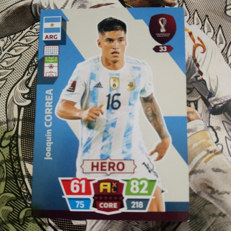 Kartu Bola Correa Argentina 2022 Panini Adrenalyn XL World Cup Qatar Card