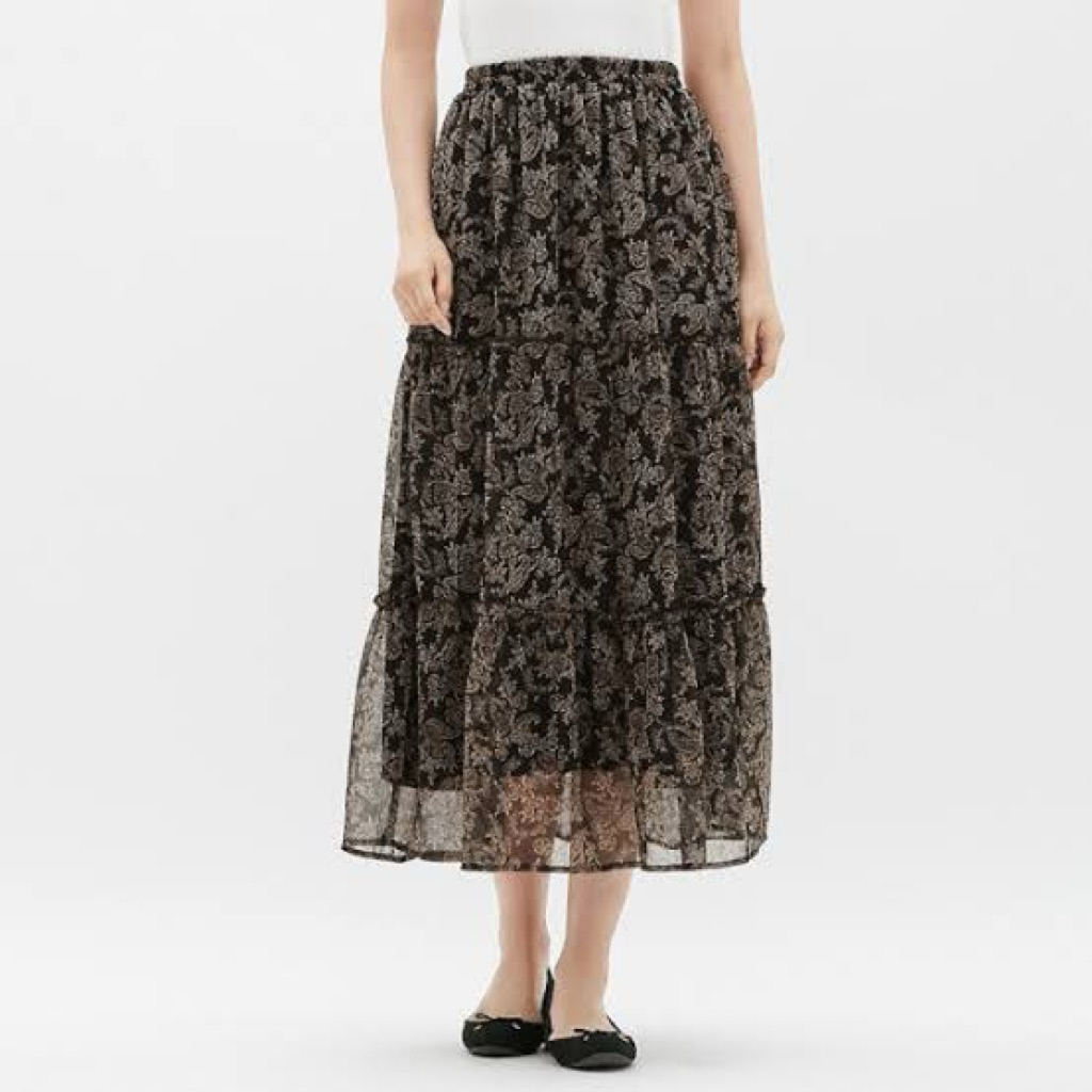 Rok GU uniqlo batik M