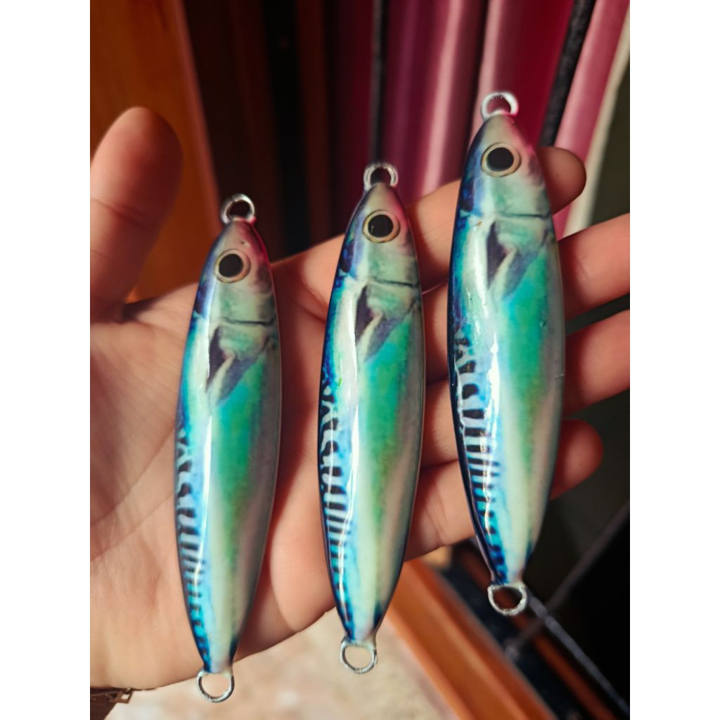 metal jig colsnever  tongkol water slide decal full GID