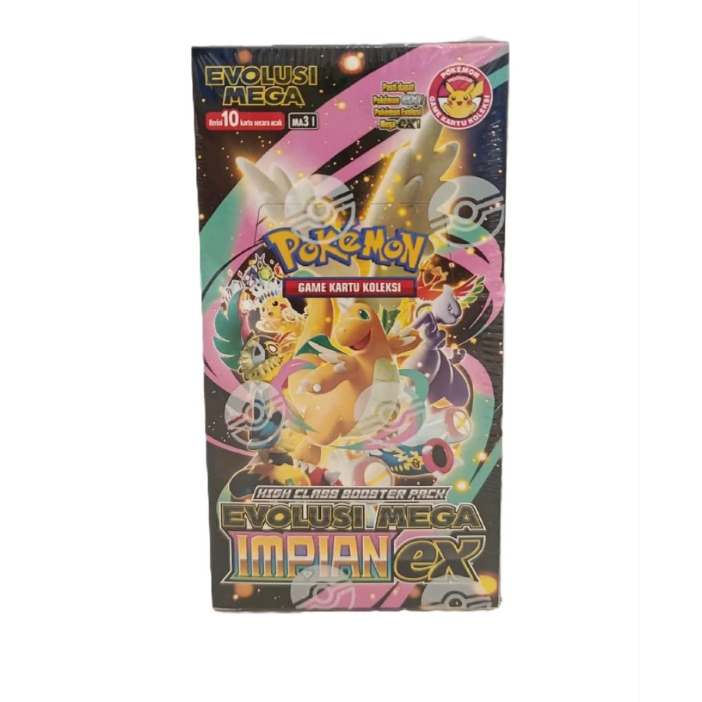 Pokemon evolusi mega impian ex segel ori