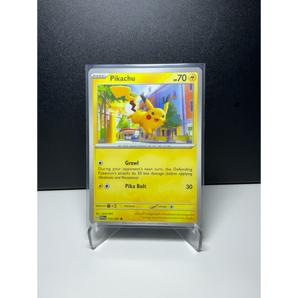( EN ) Pikachu Pokemon Paldean Fates