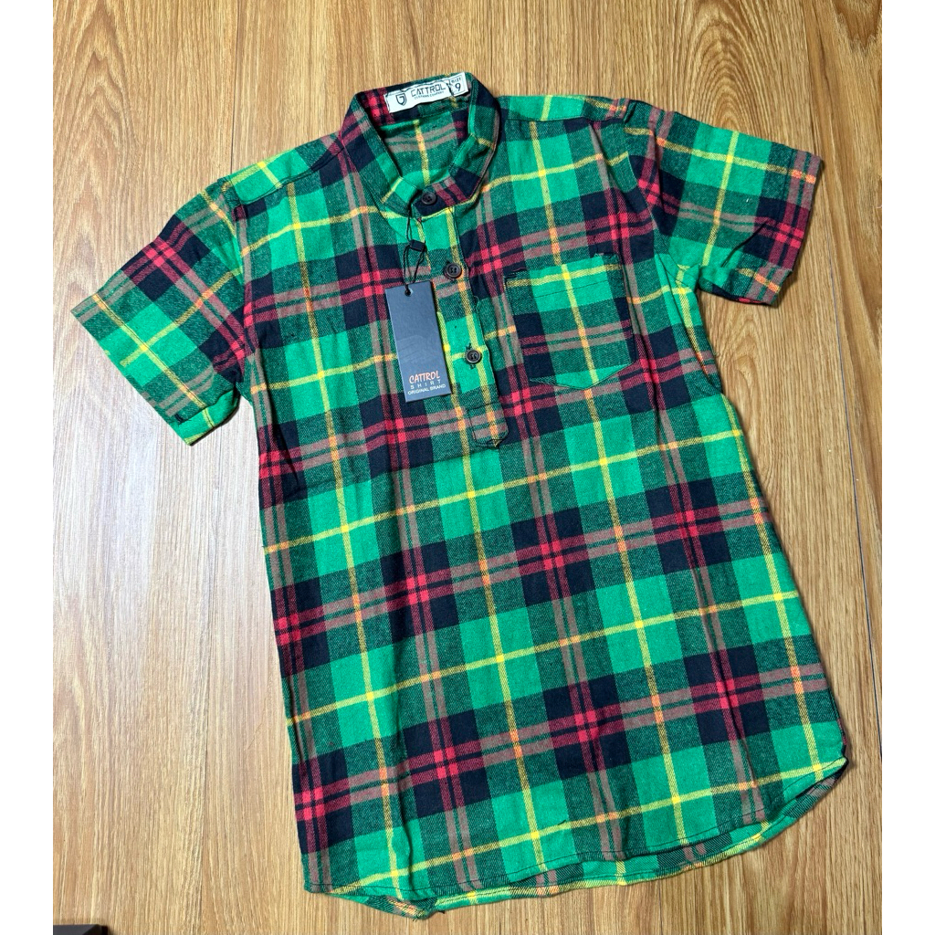 KEMEJA KOKO FLANEL ANAK LAKI LAKI