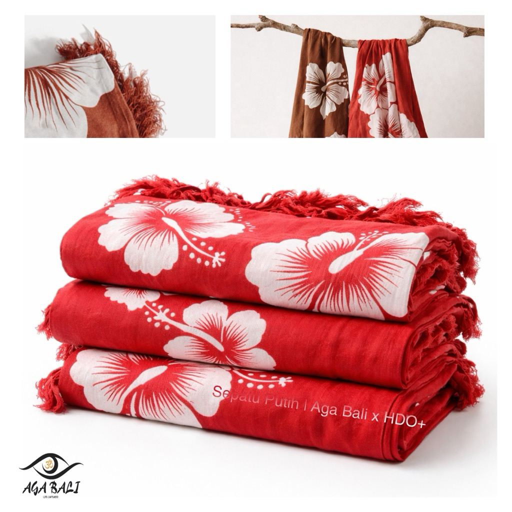 Aga Bali Kain Pantai Bali Grade B - Sepatu Putih.ag