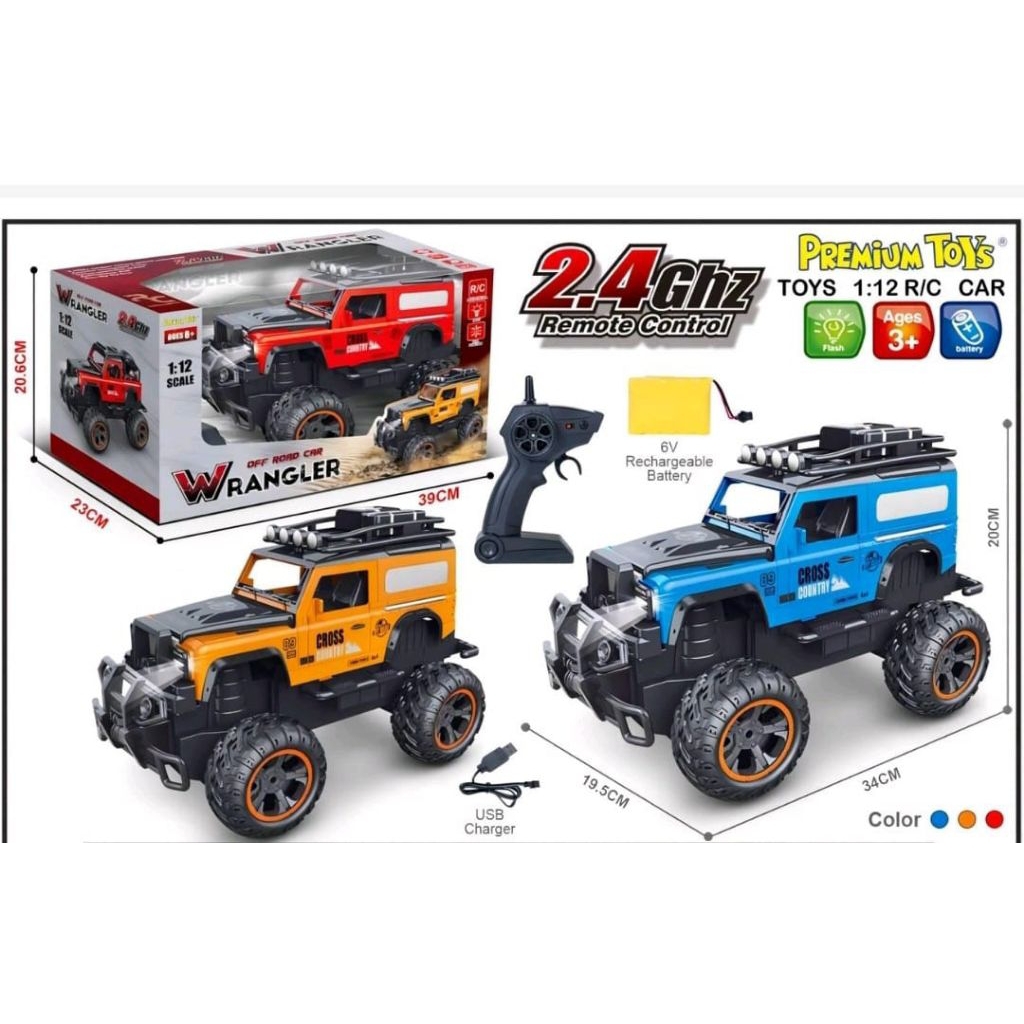 Mainan anak RC Jeep-offroad