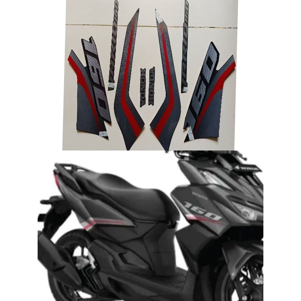 striping stiker vario 160 hitam abu 2021 2022 original