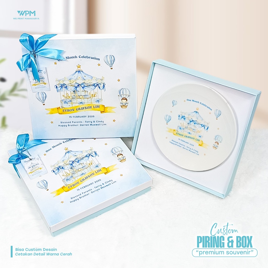 PAKET SOUVENIR PIRING CUSTOM / CUSTOM PIRING