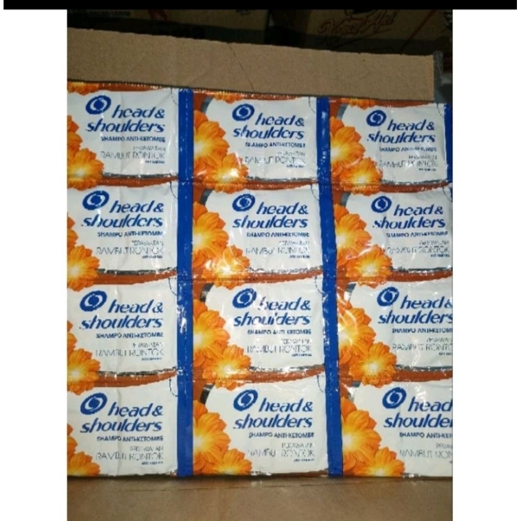 toko Ami1 shampo head&shoulders sachet renteng varian lemon segar, menthol dingin, rambut rontok, an
