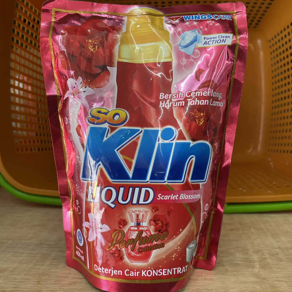 SO KLIN LIQUID DETERGENT MERAH 400 ml | DETERJEN CAIR KONSENTRAT
