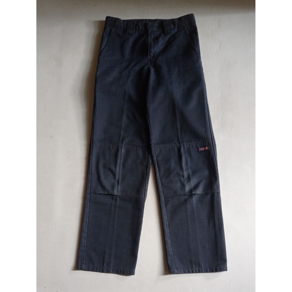 Celana Genuine Dickies Double Knee Dark Navy Size 27-28 Second Brand Genuine Dickies