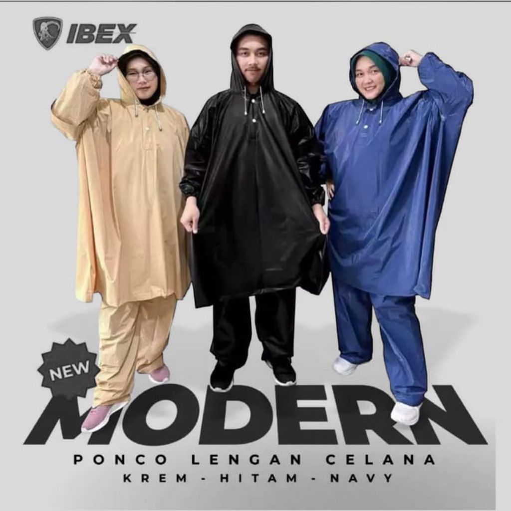 Jas Hujan Setelan Baju Celana IBEX - Jas Hujan Baju Celana - Jas Hujan Jumbo  - Jas Hujan Premium - 
