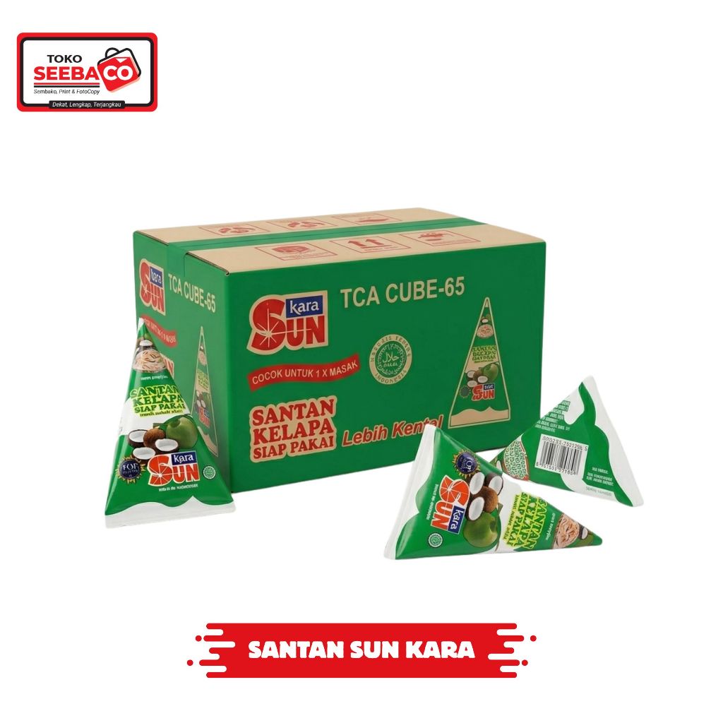 Santan Instan Sunkara 65ml Original Murah Praktis Siap Pakai Santan Kara Sachet Kecil