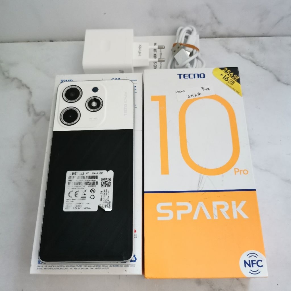 Tecno Spark 10 Pro NFC ram 8GB 256GB Bekas - Garansi Resmi - second