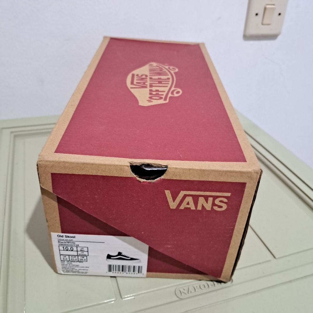 kardus vans old school original dus murah sepatu