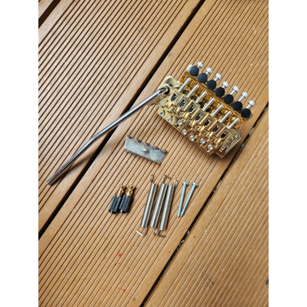 Tremolo Floyd Rose 7 Strings Gold Original HotRod Minus Locking Nut