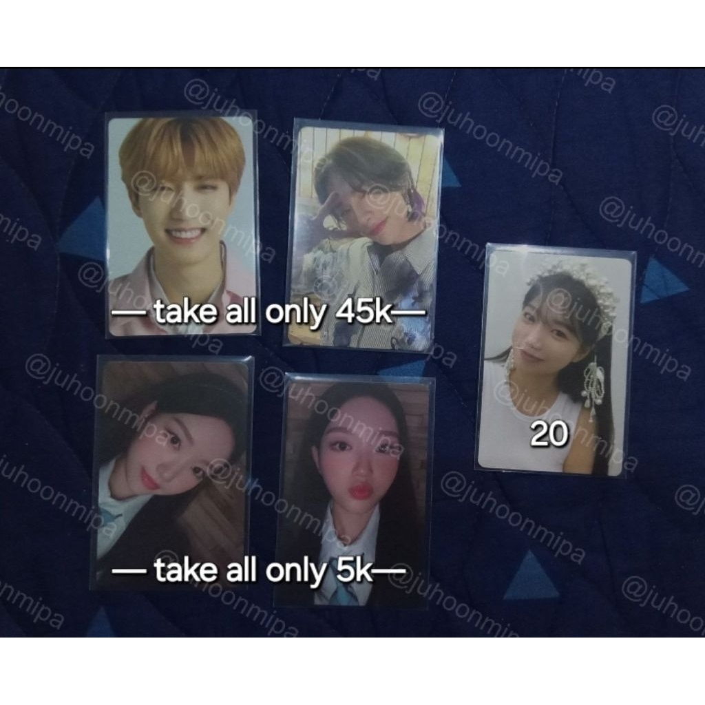 photocard loona gowon jo yuri izone