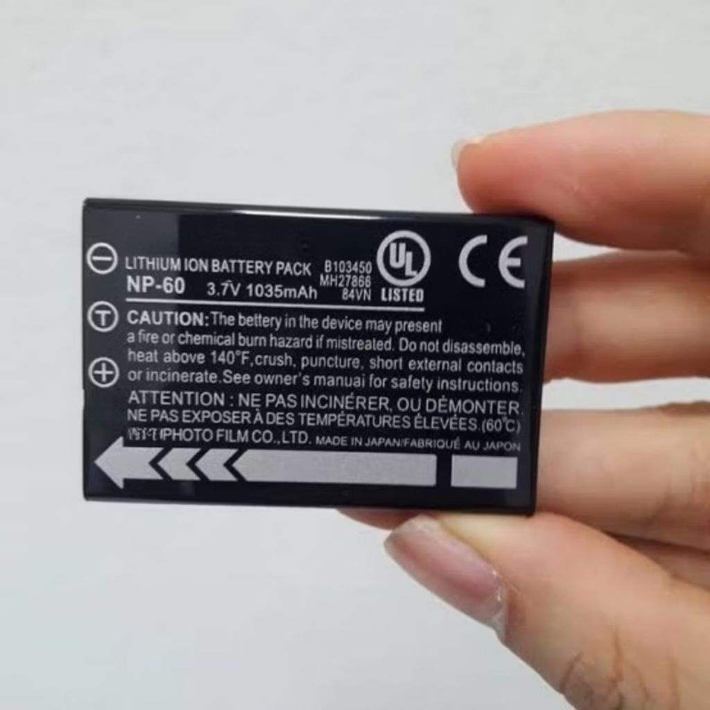 RC - Ready Battery Kamera FinePix Baterai FinePix F410 Batrei For Fujifilm NP-60 F601 Reco Batere F6