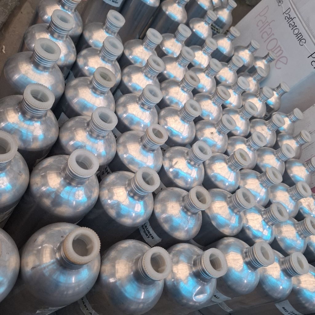 Botol Bibit Parfum Kaleng Alumunium 1 Liter 1000 ml 1 KG ex Minyak Wangi