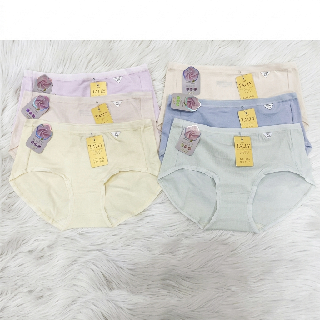 CD TALLY 9238 BAHAN KATUN LEMBUT - TALLY CD 9238 CELANA DALAM WANITA l BAHAN KATUN BABY SKIN l FREE 