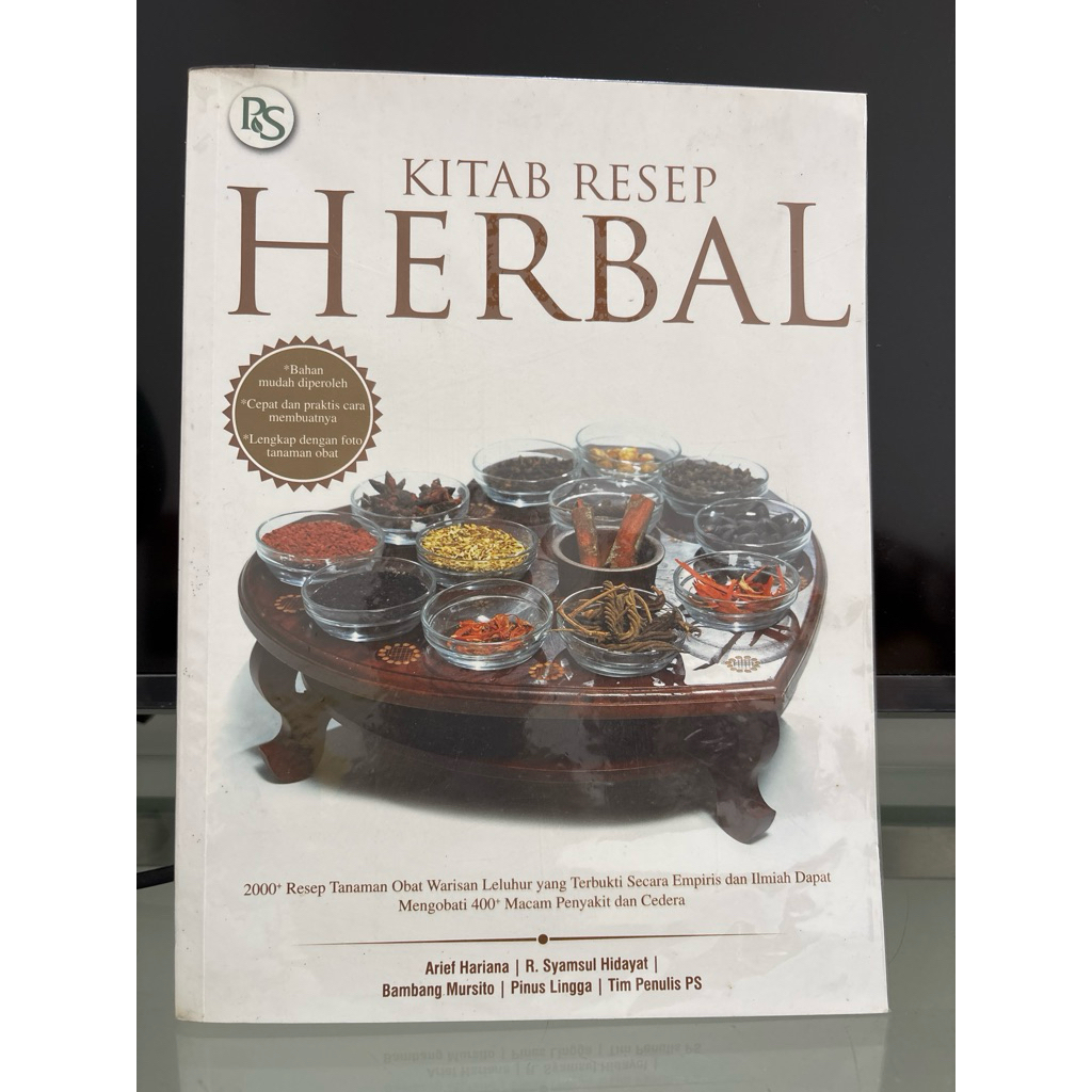 kitab resep herbal (prelove/bekas)