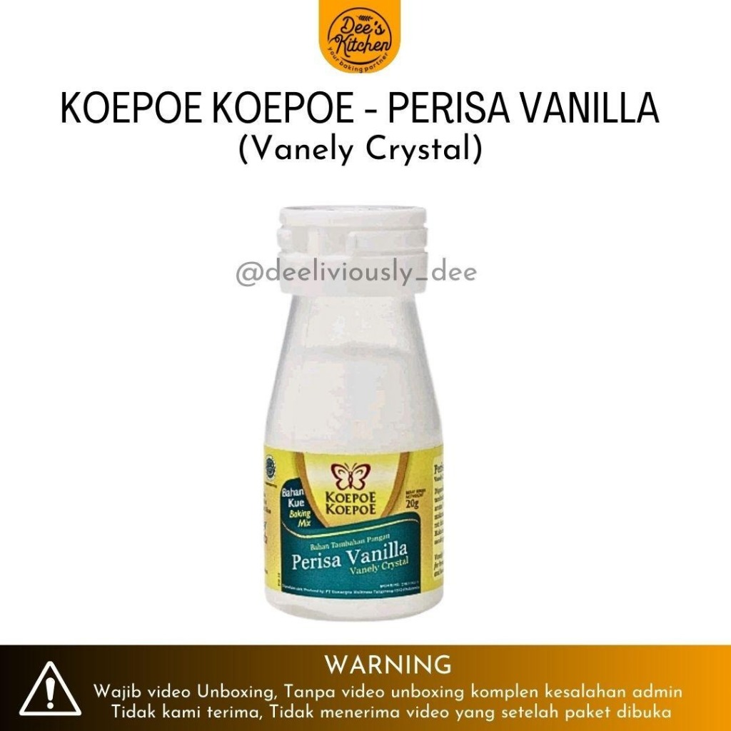 Koepoe Koepoe Perisa Vanila Bubuk vanely vanili kue 20gr