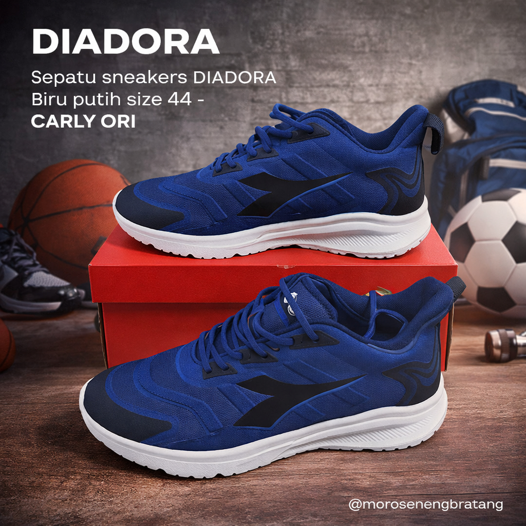 DIADORA  Sepatu sneakers DIADORA Biru putih size 44 - CARLY ORI