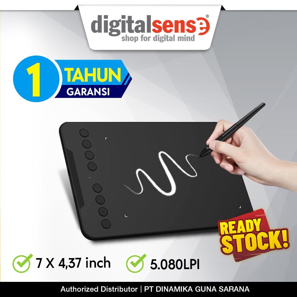 XP Pen Deco Mini7 V2 (16K) 7 Inch Graphic Drawing Tablet - Garansi Resmi Distributor