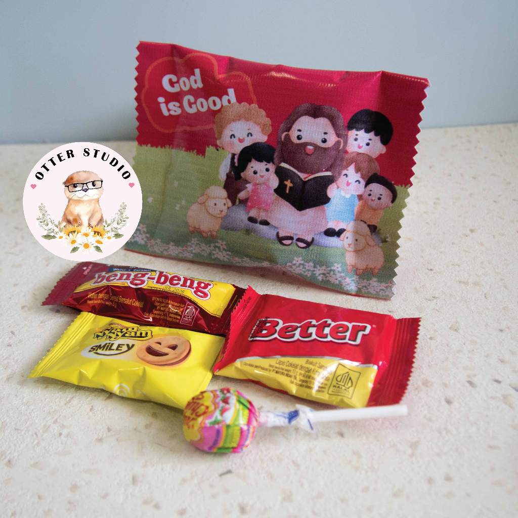 OTTERSTUDIO - ( POUCH + ISI ) "SIZE S" POUCH SNACK ANAK-ANAK PASKAH |EASTEER HAMPERS|HADIAH ANAK PAS