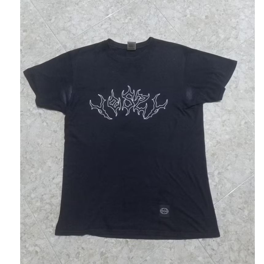 kaos band metal yeszy.mfg brand akar akar tee baju