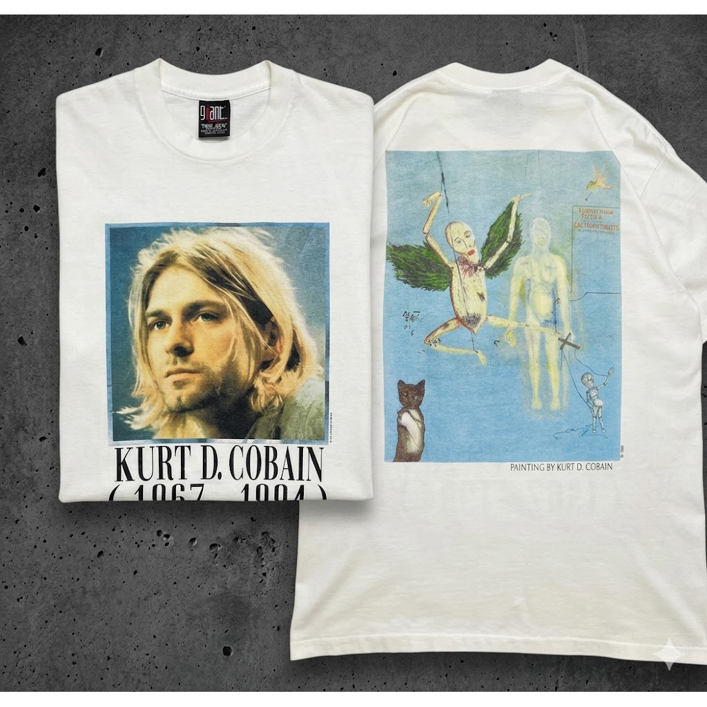 T-shirt CURT D COBAIN NIRVANA