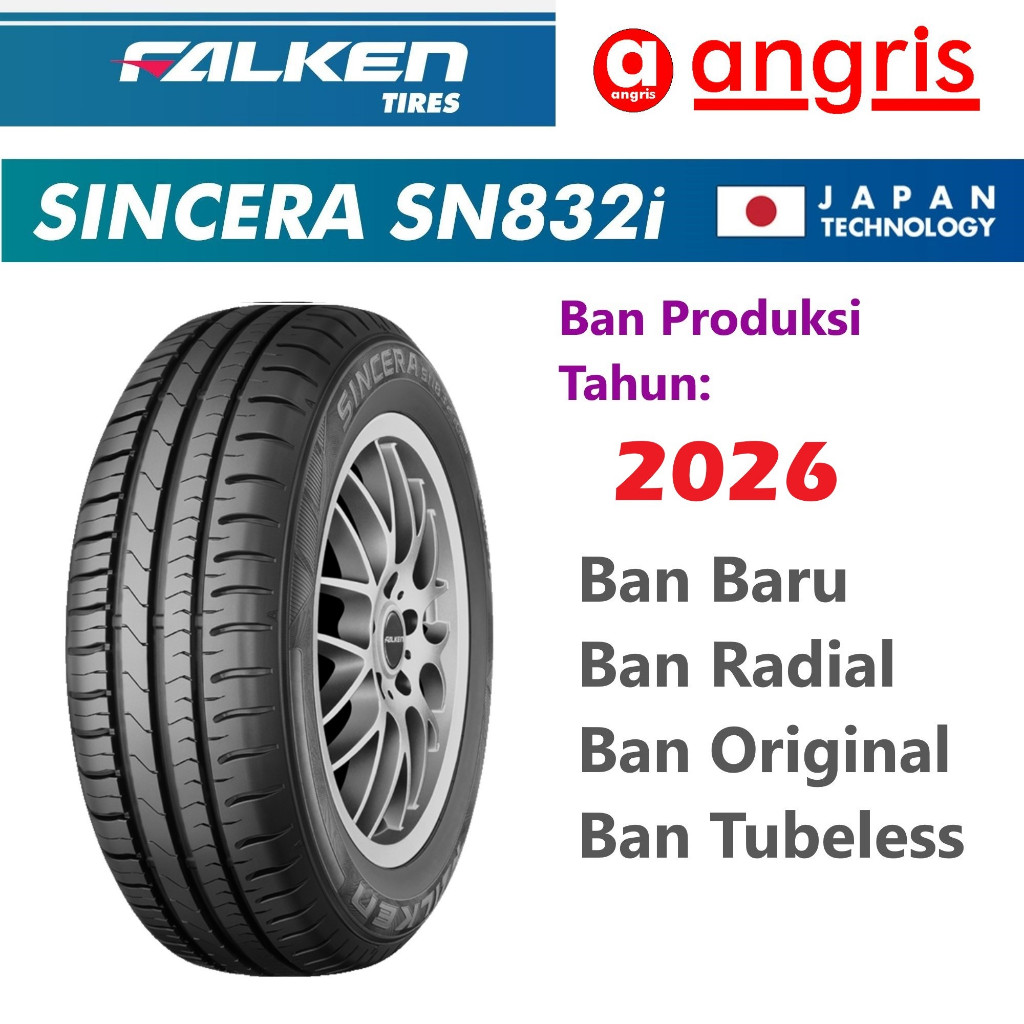 Ban FALKEN 195 55 R15 Ring 15 SINCERA SN832i untuk mobil Hyundai Avega Accent Baleno