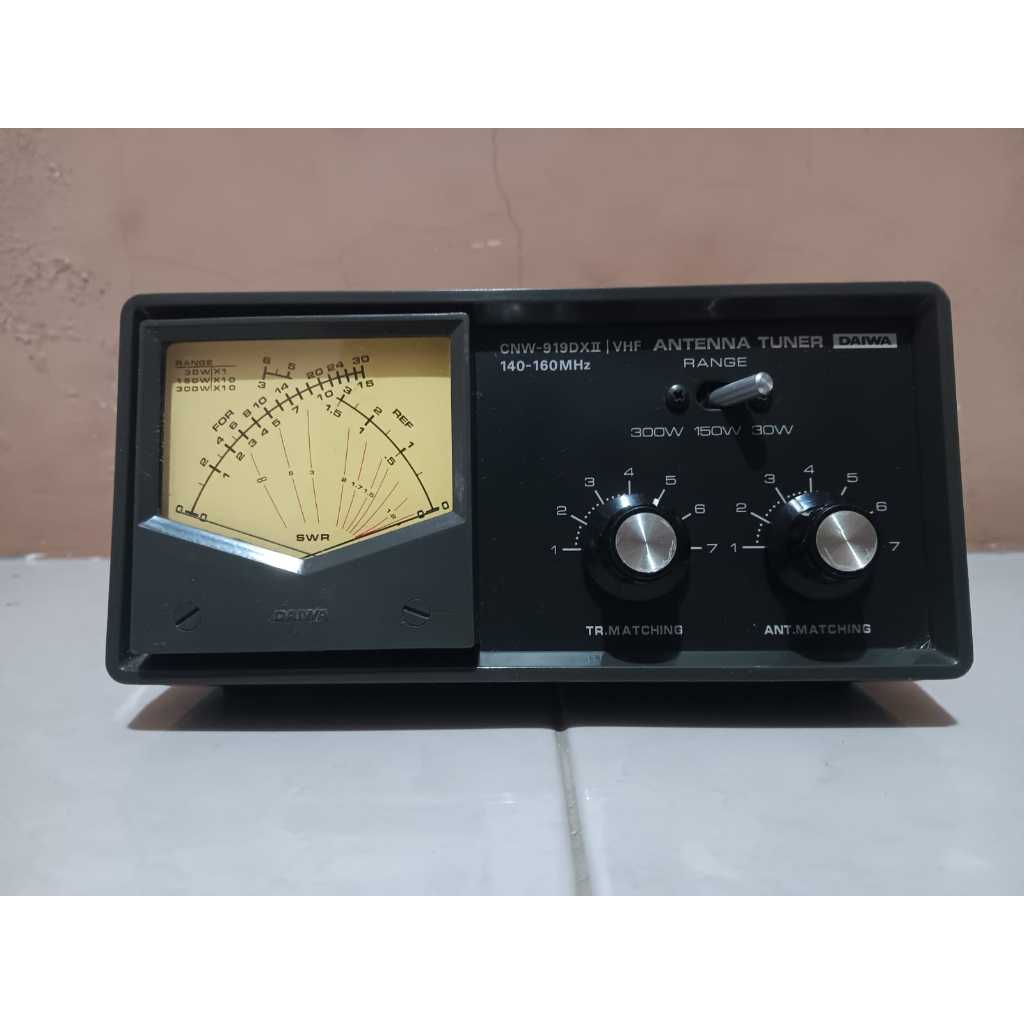SWR TUNER DAIWA CNM-919 DX11 VHF 300WATT FREK 140-160MHZ original istimewa murah